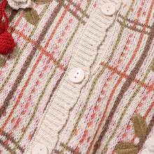 Load image into Gallery viewer, Cottagecore Embroidery Knit Cardigan
