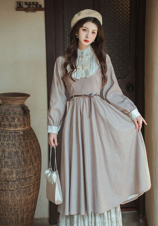 vintage dress cottagecore dress academia dress fairycore dress retro fashion