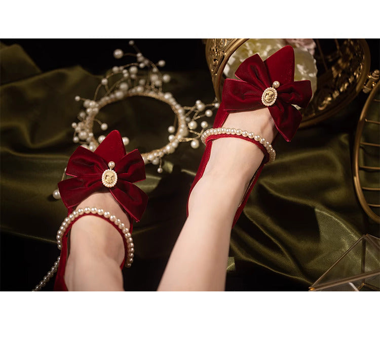 vintage shoes vintage heels fairycore shoes cottagecore shoes