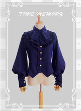 Load image into Gallery viewer, Vintage Academia Bow Tie Lolita Top blouse

