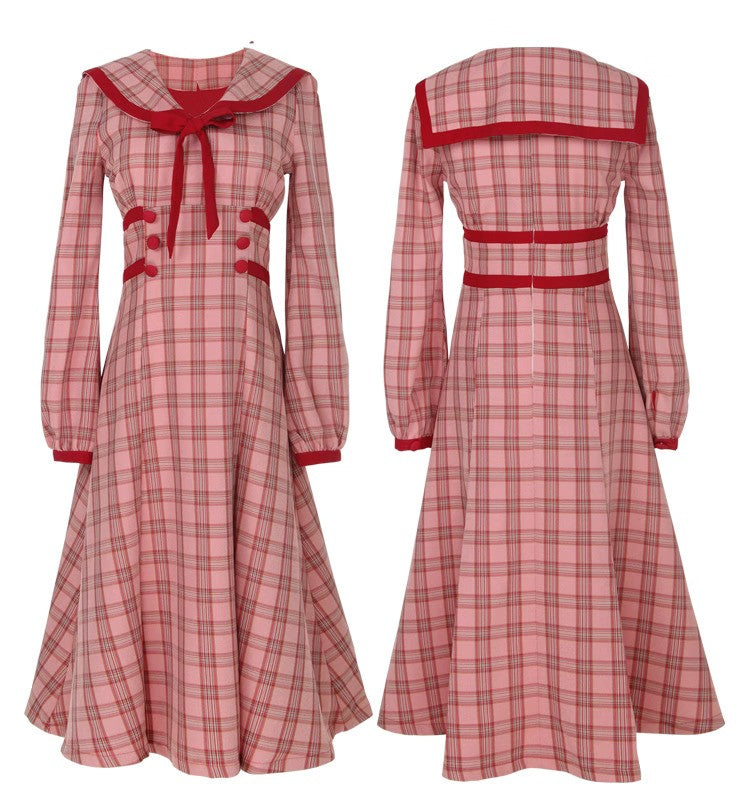 vintage dress retro dress academia dress 40s 50s 30s dress Gryfindor dress Harry potter outfit