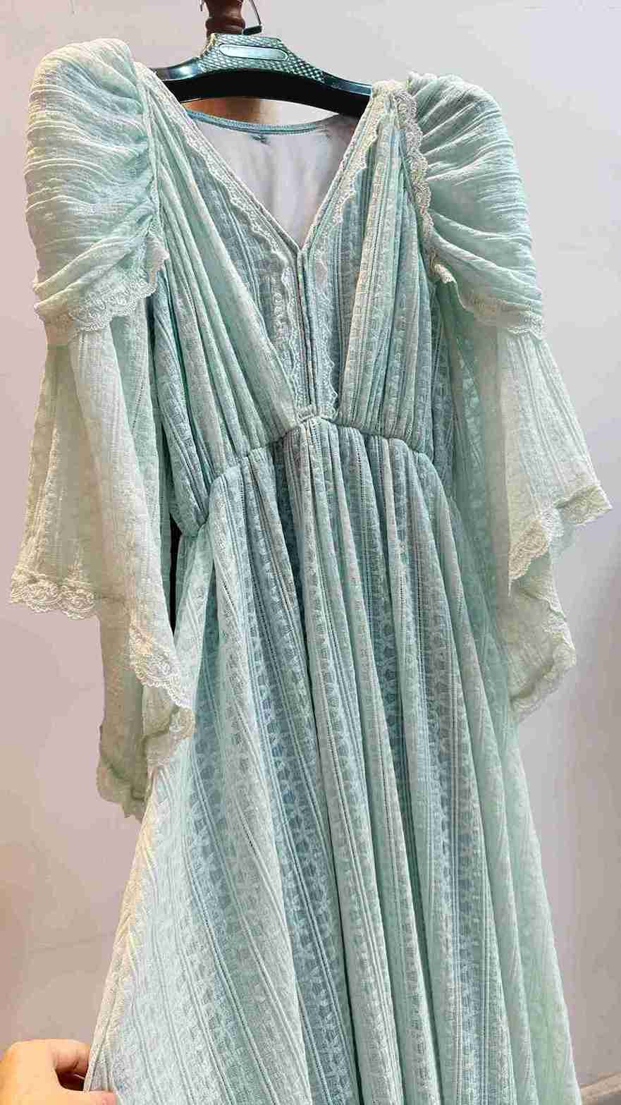 Fairycore V Neck Nymph Dress