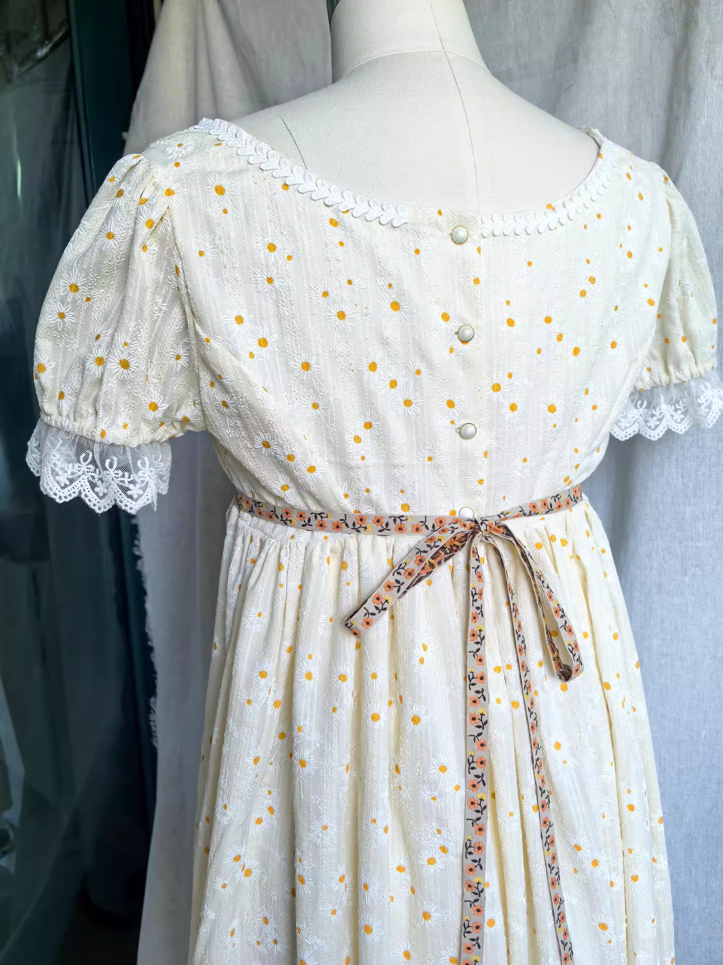 Custom Made Regency Reproduction Dress