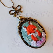 Load image into Gallery viewer, Handmade Cottagecore Embroidery Retro Necklace
