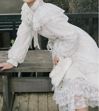 Load image into Gallery viewer, Vintage Edwardian style Lace Princess Dress
