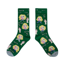 Load image into Gallery viewer, Retro Mid Tube Caricture Socks
