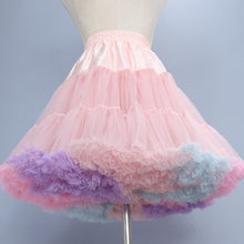 Load image into Gallery viewer, Retro Rainbow Petticoat Tutu Underskirt
