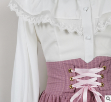 Load image into Gallery viewer, Vintage Victorian Style Top &amp; Skirt Set
