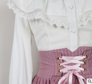 Vintage Victorian Style Top & Skirt Set