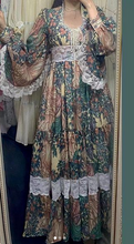 Load image into Gallery viewer, Handmade GunneSax Reproduction 70s Adam Eve Print Dress
