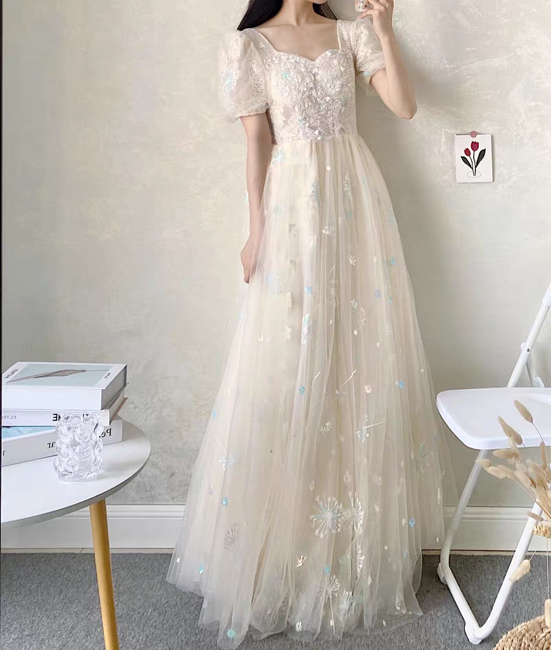 Dreamy Sequins Bridal Dress Prom Dress XL- pls see size chart / Short I Retro Fairy Dreamy Sequins Bridal Dress Prom Dress XL- pls see size chart / Short I Retro Fairy