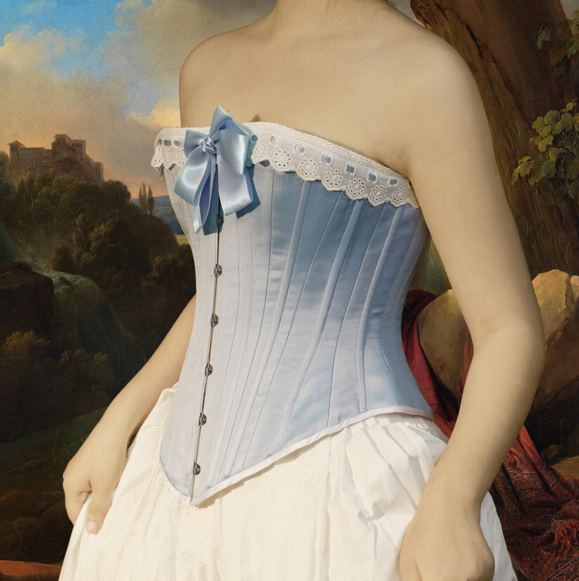 vintage corset victorian corset real corset handmade corset bustier top vintage stay