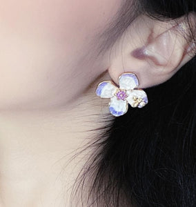 Fairycore Flower Ear Pins