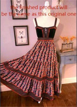 Load image into Gallery viewer, gunnesax dress vintage dress 70s dress prairie dress gunnesax sundress
