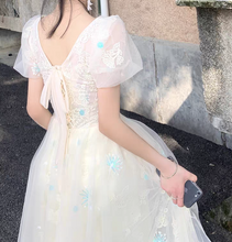 Load image into Gallery viewer, Retro Fairycore Sequins Bridal Dress Prom Dress
