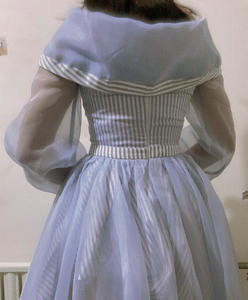 Grace of Monaco Remake Dreamy Blue Dress
