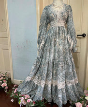 Load image into Gallery viewer, Handmade Gunne Sax Remake 70s Angel Print Dress
