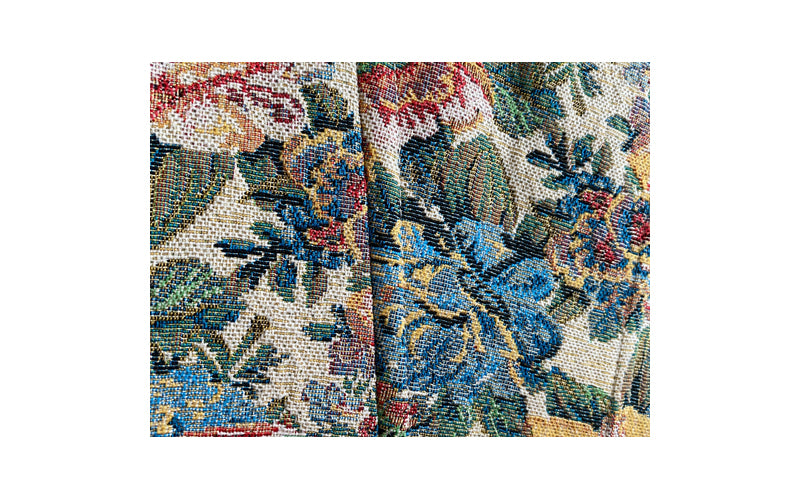 Handmade Vintage Remake Floral Jacquard Corset