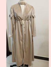 Load image into Gallery viewer, regency dress prom dress vintage dress sustainable fashion slow fashion edwardian dress period drama dress bridgerton dress regency jacket coat
