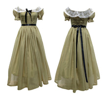 Load image into Gallery viewer, Gone With the Wind Vintage Remake Lace Collar Dress
