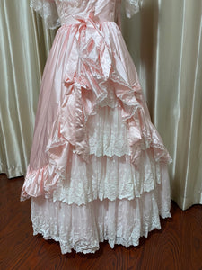 Vintage Remake Multi-Layer Princess Prom Dress Wedding Gown