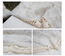 Load image into Gallery viewer, Cottageocre Vintage Cotton Shawl Scarf
