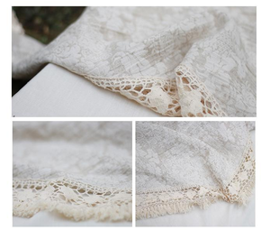 Cottageocre Vintage Cotton Shawl Scarf