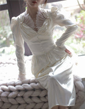 Load image into Gallery viewer, Handmade 1900s Swan Lake Vintage dress
