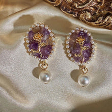 Load image into Gallery viewer, vintage earring vintage jewelry vintage accessories fairycore earring fairycore accessories cottagecore accessories cottagecore earring
