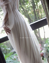 Load image into Gallery viewer, [Preorder] Handmade 30s Lace Princess bridal morning Cardi Gown
