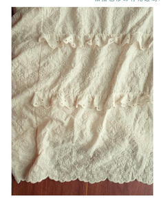 Vintage Victorian Style Handmade Embroidery Cotton Chemise Dress