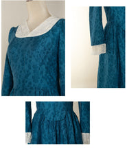 Load image into Gallery viewer, Handmade Medieval Style Vintage V Neck Dress
