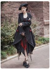 Load image into Gallery viewer, vintage coat vintage jacket cottagecore jacket wool jacketvintage blouse cottagecore blouse shirt cottagecore outfit vintage blouse vintage shirt fairycore outfit 
