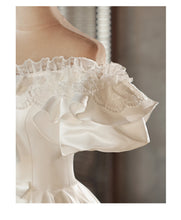 Load image into Gallery viewer, vintage dress wedding dress bridal dress cosplay dress victorian edwardian dress royalcore dress cottagecore fairycore dress
