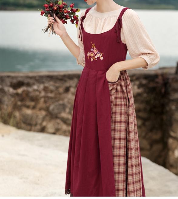 vintage dress cottagecore dress 1970s dress 50s dress prairie dress gunnesax dress lolita dress kawaii dress street wear aesthetics outfit