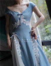 Load image into Gallery viewer, Retro Princess Lace Panel Tea Dress [Handmade]
