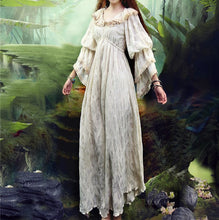 Load image into Gallery viewer, vintage dress cottagecore dress 1970s dress 50s dress prairie dress gunnesax dress lolita dress kawaii dress pastel dress academia dress fairycore dress princess dress 
