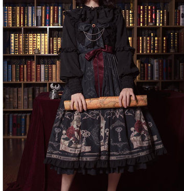 Dark Romantic Tote Bag - Key to My Heart - gothic lolita Victorian  aesthetic