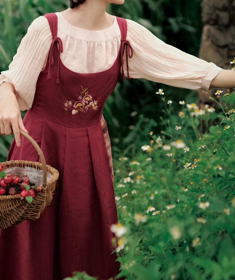 vintage dress cottagecore dress 1970s dress 50s dress prairie dress gunnesax dress lolita dress kawaii dress street wear aesthetics outfit