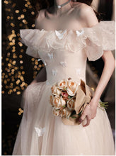 Load image into Gallery viewer, Retro Ethereal Off-Shoulder Prom Dress Bridesmaid dress
