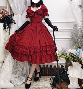 Vintage Princess Lolita Tea Dress [the Kiss of Nichols]