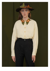 vintage blouse cottagecore blouse shirt cottagecore outfit vintage blouse vintage shirt fairycore outfit 