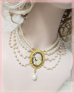 Handmade Vintage  Baroque Style Necklace