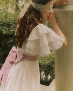 Handmade Princess Ruffled Vintage Dress