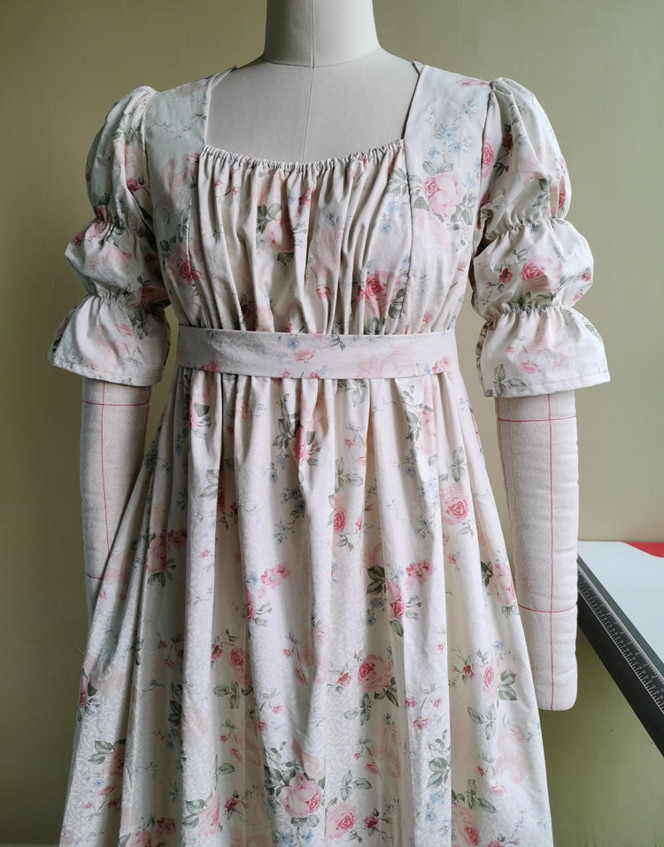 regency dress prom dress vintage dress sustainable fashion slow fashion edwardian dress period drama dress bridgerton dress