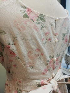 Custom Made Floral Regency Dress Period Drama Inspired Dress
