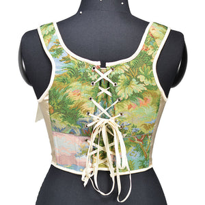 Vintage Remake Oil Painting Print Corset Stay