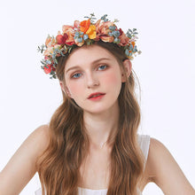 Load image into Gallery viewer, Fairycore Bridal Flower Hair Crown Hair Band
