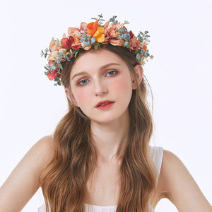 Fairycore Bridal Flower Hair Crown Hair Band