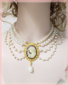 Handmade Vintage  Baroque Style Necklace